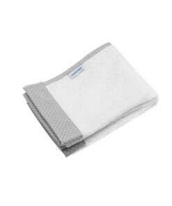Cambrass 41085 Set 2 Handtüche Pic, 25x35 cm, Grau - Aufzählbar, praktisch, schnell trocknend - Bad, Bäder-category, 25x