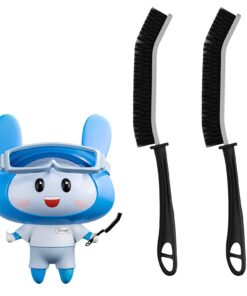 Cleangor Hartborsten Fugenbürste Bad & Fliesen - Ergonomische Reinigungsbürste mit 15° für Ecken und Ritzen, perfekt für