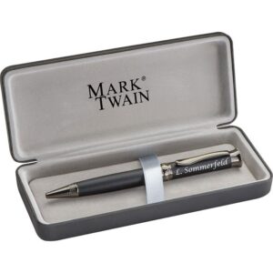 Mark Twain Kugelschreiber aus Metall | Geschenk zum Geburtstag | Jubiläum