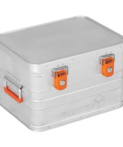 ALUBOX B29 - Aluminium Transportbox 29 Liter - Staub- und Spritzwasserängerfung für den Inhalt, abschließbar, dichtes Gu