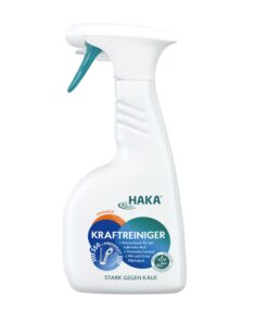 HAKA Kraftreiniger Spray - Starke Reinigungs- & Kalkentsorgskraft für Bad und Dusche | HAKA Badreiniger Spray 500ml - U