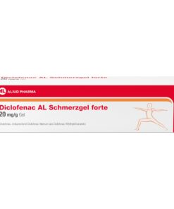Diclofenac AL Schmerzgel forte 20 mg/g, 100g für Akutemenschenschmerzen bei Prellungen, Zerrungen & Verstauchungen, kurz