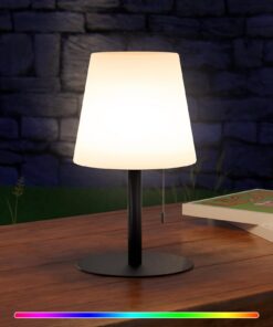 Uuffoo LED Akku Tischlampe für Wohn- und Schlafzimmer Mit Farbwechsel und Dimm funktioniert Ostern Dekoration