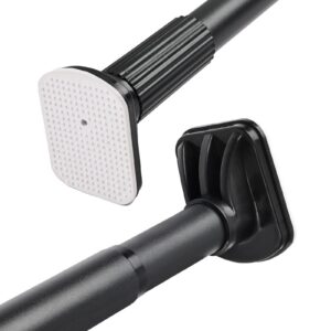 Duschvorhangstange ohne Bohren Heavy Duty für Badezimmer und Küche | Spannvorhangstange Ausziehbar von 120-170cm Raumte