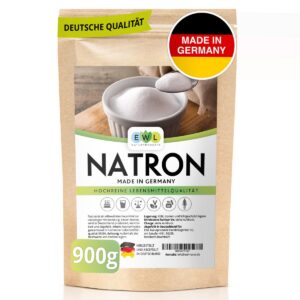 Natron Pulver Hochreine Lebensmittelqualität 900g Deutsch Herstellungsprozess | Baking Soda 900g Lebensmittelqualität D