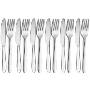 RETON Edelstahl Besteck Set, Spülmaschinenfest und Spiegelpoliert für 6 Personen, Ideal für Hausgemachte Mahlzeiten und