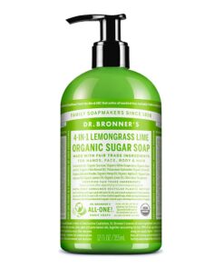 Dr. Bronner's Organische Shikakai Zitronengras Flüssigseife 200g USDA Organic Fair for Life