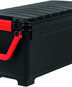 Iris Ohyama Große BPA-freie Kunststoff-Aufbewahrungsbox SIA-1000 - perfekt für die Garagen-BUSHER, aktiv und praktisch,
