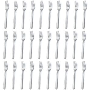 Funnydin 36 Stück Edelstahl Gabel Set, 7,1", Spülmaschinenfest, ideal für Haus, Küche & Restaurant, langlebig und hygien