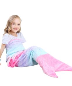 Kinder Meerjungfrau Decke VHOME - Warmes Wohnzimmer Sofa Decke Kuscheldecke Für Weihnachts- und Geburtstagsgeschenke (K1