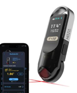 HOZO NeoRulerGO Digital Maßband Laser Funktionsreich für Männer Geschenk TaschenfachBluetooth-Wiederaufladbar Coole Gadg