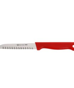 GRÄWE® Buntschneidemesser mit rotem Kunststoffgriff für Küchenprofi im berechtigten Maß | GRÄWE® Buntschneidemesser mit