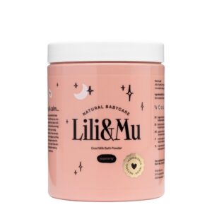 Lili&Mu Badesalz Ziegenmilch - Entspannungsbad mit Natursalz und Jojobaöl für Schwangere - Wellness und SPA - Bio Naturk