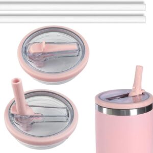 Jeroesja 2er-Set auslaufsicherer Deckel für Stanley Cup – Unverzichtbares Zubehör für Stanley-Cup-Besitzer – Flip-Straw