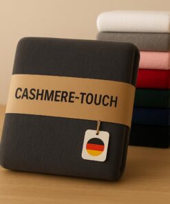Warme Spannbettlaken aus Cashmere-Touch Stoff für Erwachsene - Hochwertige Jersey Fleece - Farbe: Grau, Größe: 90-100 x