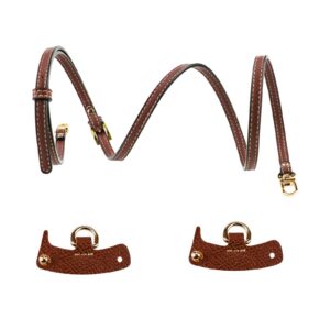 UptVin Schultergurt für Longchamp Damen Taschen, Verstellbarer Leder Riemen, 2 Adapter, ideal für Mini-Taschen, Breite 1