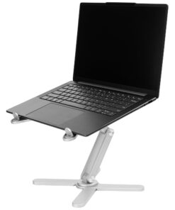 MacBook und iPad Faltbarer Laptop- und Tablet-Ständer - Ergonomisch, Tragbar und Höhenverstellbar - Aluminiumlegierung 3
