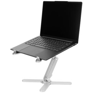 MacBook und iPad Faltbarer Laptop- und Tablet-Ständer - Ergonomisch, Tragbar und Höhenverstellbar - Aluminiumlegierung 3
