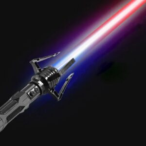 Nezababy 7 Farben Laserschwert Spielzeug Duell mit Soundeffekten für Kinder Weihnachten Cosplay, Einheitsgröße