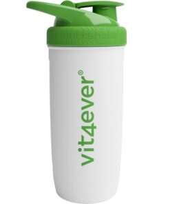 Stahl-Reforce-Shaker-Vit4ever-Weiß-700ml-Auslaufsicher-BPA-DEHP-frei-Eiweiß-Protein-Edition