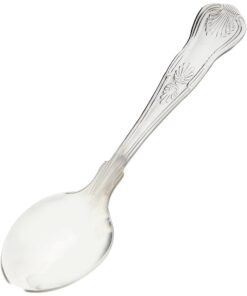 Olympia Kings Edelstahl-Teelöffel, Silber, Hochglanz, 12er-Pack, Spülmaschinenfest, Gewerbliche und Private Nutzung, Tee