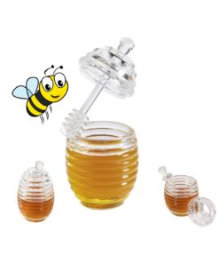 Honey Topf Kerafactum + Honigtopf + Erwachsene + Küche + praktischer Sirupgießer + 0,2 Liter