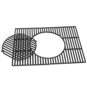 WELL GRILL 44,5CM Gusseisen Grillrost für Weber Spirit I & II 200 Series Gasgrills, 8846, 7637 - Herausnehmbarer Rundein