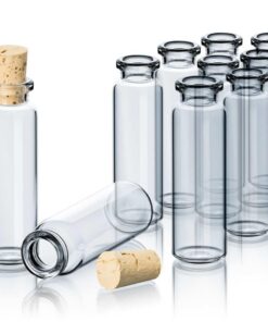 Tuuters 25x 20ml Mini Gläser mit Korken - Gastgeschenke Hochzeit - Give-Away