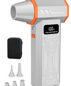 S50 Elektro Gebläse-130000RPM Supermacht Akku-Ladegerbläse, 4-Gang einstellbare Mini-Gebläse mit Akku, Staubbläser für C