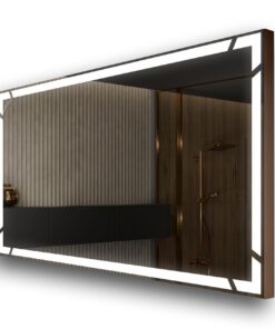 FORAM Led Badespiegel mit Beleuchtung - Modernes Design - Badezimmer Moderne Beleuchtung - Individualisierbar - 110x70cm