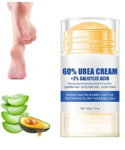 Neue 2025 Feuchtigkeitsspendende und Anti-Riss-Fußcreme, Fußpflegecreme Urea Creme für extreme Trockenheit und Risspräve