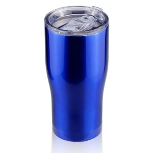 ZEAKKCEE Thermobecher Isolierbecher - Edelstahl, 20oz Autobecher, doppelwandig isoliert für Wasser und Tee, Vakuum ausla