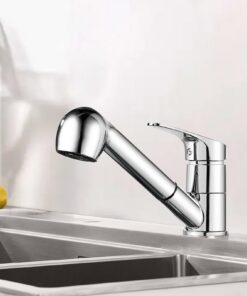 Namuoto 360° Drehbar Küchenarmatur, Spültischarmatur 2 Modus, Chrom