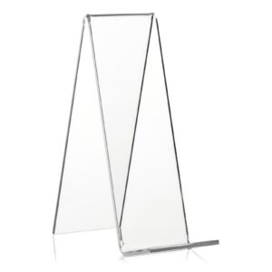 VITAdisplays® Buchstütze, PLEXIGLAS®, Transparent, 15 cm, für Büchersammler und Bürokäfige als Warenträger