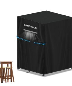 Gartenstühle-Abdeckung für Hochlehner – Wasserdichtes 420D Oxford, Anti-UV – Passend für 6 Stapelstühle (70×70×120 cm)