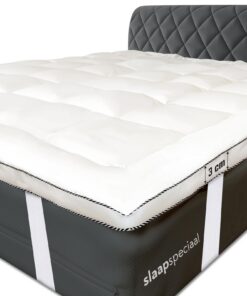 Matratzen-Topper 160x200cm 3cm - Ultraweicher Luxe Komfort - Atmungsaktives Hypoallergen Design