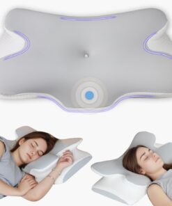 Frelook Orthopädisches Memory Foam Nackenkissen – Ergonomisches Design für Seitenschläfer Hellgrau Frelook Orthopädisc