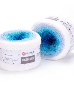 YarnArt RoseGarden Baumwollkuchengarn 100% Natur, 1 Knäuel 250 g 305 mrsauchende Mütter fürs Herumschwindeln