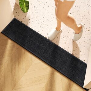 Badematte 25x80cm, Super Absorbierende Badezimmerteppich, rutschfest Waschbar (Bunt G) Badematte 25x80cm, rutschfest B
