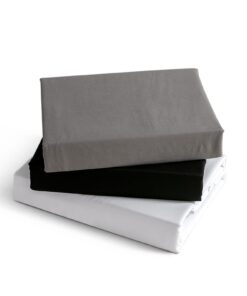 KONO Gebürstete Mikrofaser Spannbettlaken - 30 cm Tiefe Tasche - Ideal für Familien im Winter BS-3 Grau 180x200cm