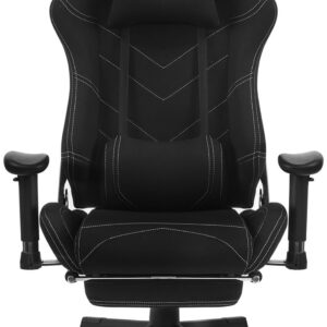 Gaming Stuhl WOLTU Sommer Atmungsaktiv Schwarz | Ergonomische Gaming Chair WOLTU Atmungaktiv Lendenkissen Sommer | Game