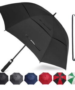 ACEIken Regenschirm Groß XL/XXL - Sturmfest, automatisch öffnend, mit Doppeldach-Belüftung - Hochwertiger Golfschirm für