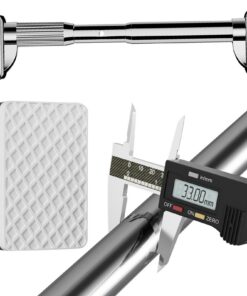 Edles Teleskopstange Ohne Bohren 360CM-450CM Für Badezimmer Und Kleiderschrank Rutschfest Klemmstange(Edles Teleskopstan