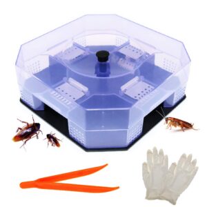 BITEYI Schabe Fallen für Kakerlaken Killer Cockroach Catcher Wiederverwendbar und Sicher für Kinder und Haustiere