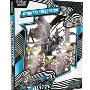 Pokémon schwarze Blitze Ordner-Kollektion Karmesin & Purpur + Heartforcards Versandschutz - Perfect for Sammler im Alter