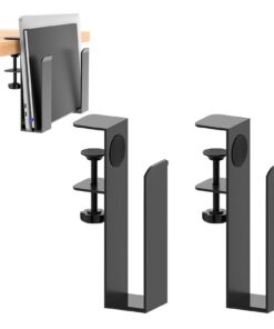 Laptop Halterung zum Aufhängen, verstellbar für Büro & Home, Platzsparender Notebook Ständer mit 2 Stück | Verstellbare