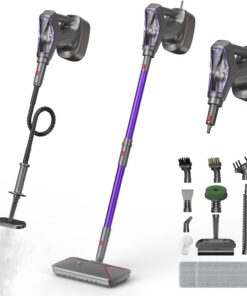 Dampfreiniger Brand X 1500 W multifunktional, 29 Zubehörteile, für Böden, Teppiche und Küche, starker Reinigungsmehrkraf