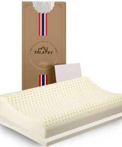 Talatex 100% Naturlatex Nackenstützkissen - Ergonomisches Orthopädisches Kissen für Seiten- und Rückenschläfer - Verstel