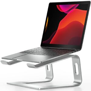 Nulaxy Abnehmbar Laptop Ständer - Ergonomisch Aluminium Halterung für Dell, HP, Samsung, Lenovo - 10-16 inches - Silber