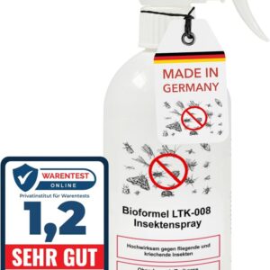 BIOFORMEL LTK-008 Insektenspray - Fliegende & kriechende Insekten bekämpfen - Haus- & Garten-Spray mit Langzeitschutz (5